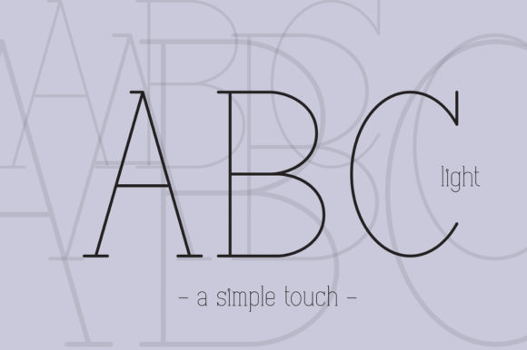 ABC Light: A Serif Font for Editorial Design and Readable Content