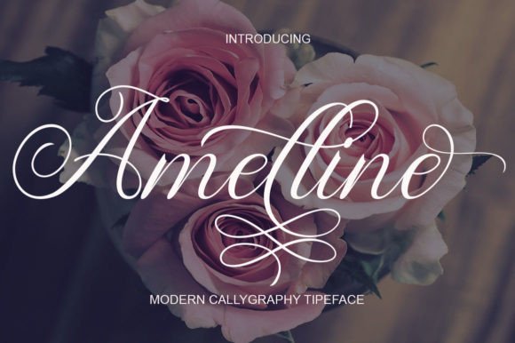Amelline: A Modern Script Font for Your Business Branding