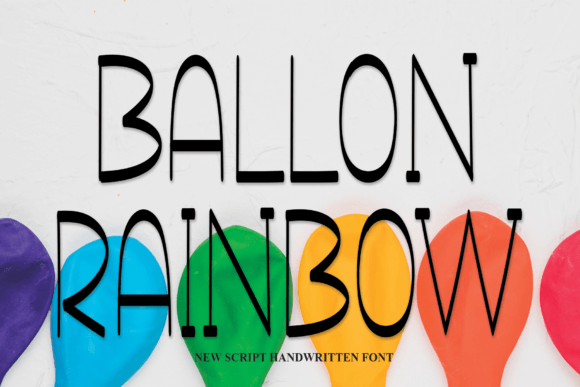 Ballon Rainbow: A Playful Script Font for Modern Web Design