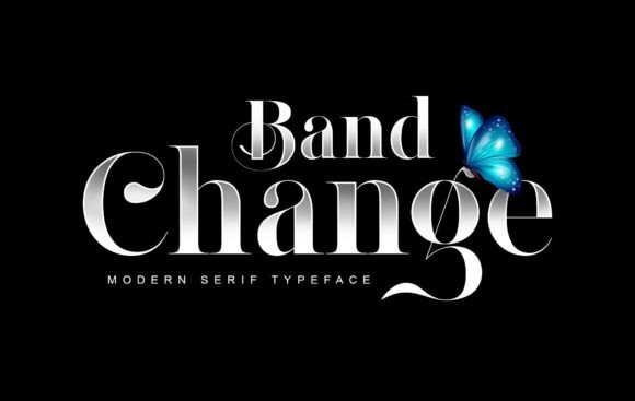 Band Change: A Serif Font That Elevates Campaign Design