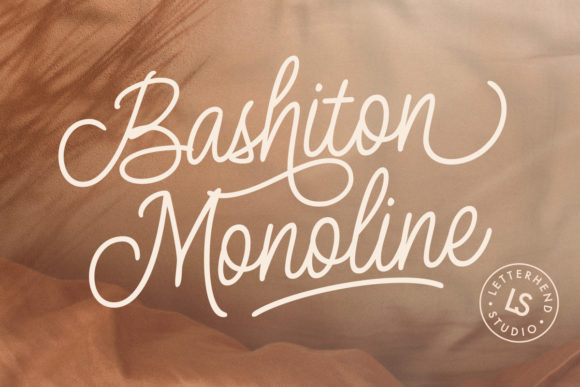 Bashiton Monoline: A Graceful Script Font for Branding