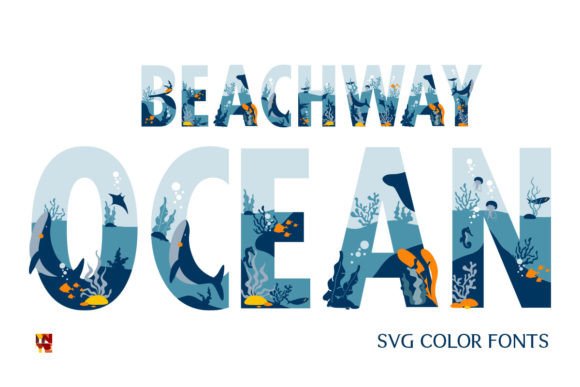 Beachway Ocean: A Refreshing Display Font for Digital Projects