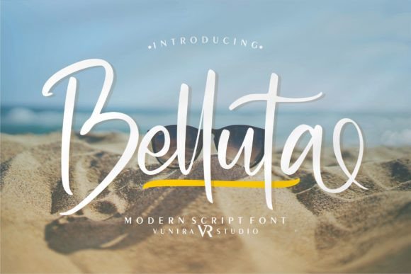 Belluta Script Font for Web Design