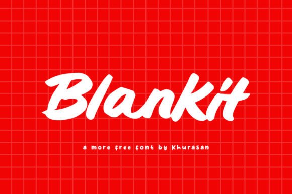 Blankit: A Handwritten Font for Crafty Creations
