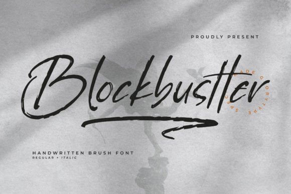 Blockbustter: A Script Font for Bold Creativity