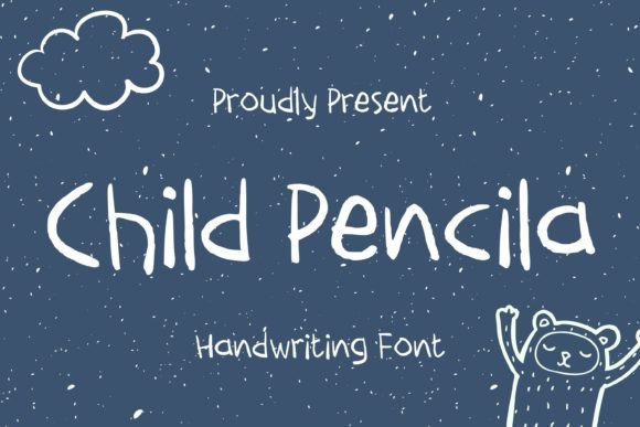 Child Pencila: A Handwritten Font for Web Design