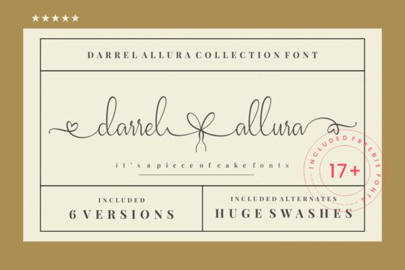 Darrel Allura Collection Font Review