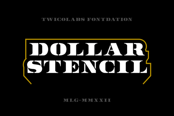 Dollar Stencil: A Serif Font That Elevates Brand Identity