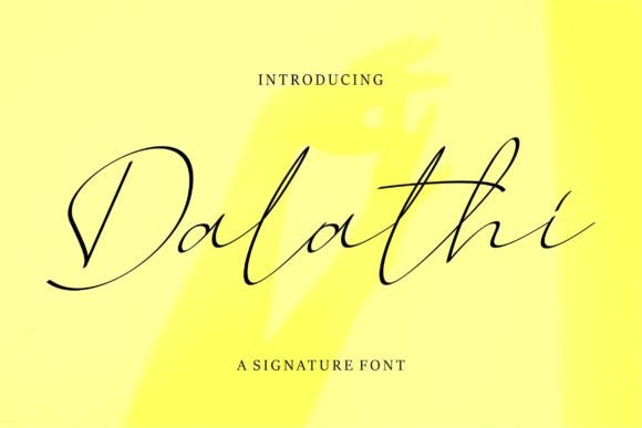 Elevate Your Brand with the Dalathi Script Font