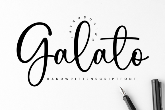 Galato: A Delicate Script Font for Editorial Elegance