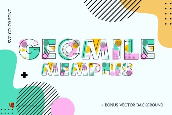 Geomile Memphis: A Bold Font for Modern Editorial Design