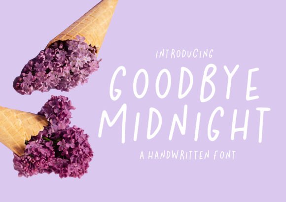Goodbye Midnight: A Playful Script Font for Web Design