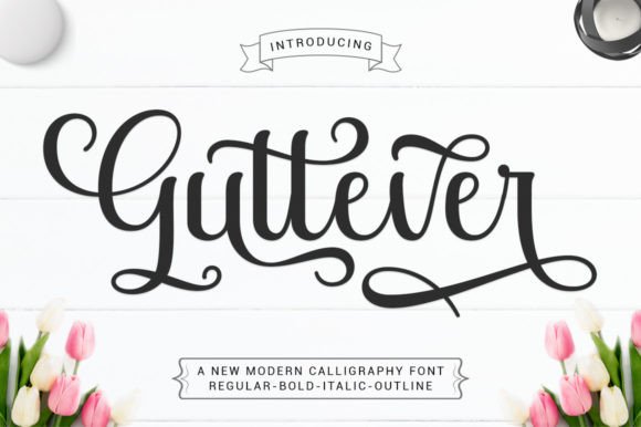Guttever: A Handwritten Font That Elevates Campaign Design