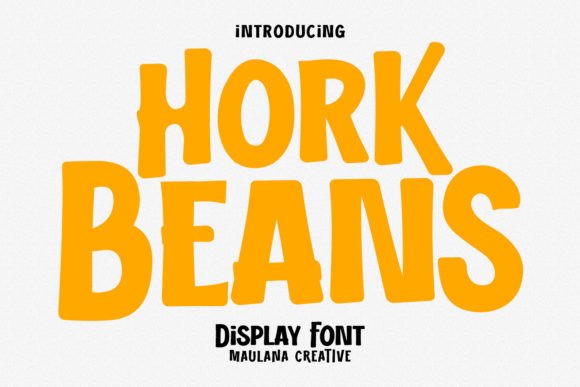 Hork Beans: A Casual Sans Serif Font for Modern Editorial Design