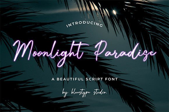 Moonlight Paradise Font Review for Branding Projects