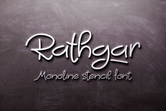 Rathgar Stencil for Web Design and Brand Identity
