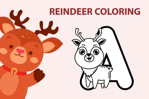 Reindeer Coloring: A Playful Display Font for Digital Projects