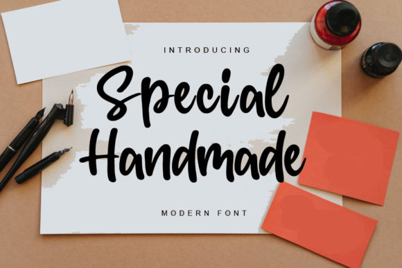 Special Handmade: A Stylish Script Font for Branding Projects