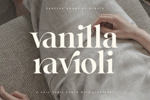 Vanilla Ravioli: A Serif Font for Elegant Branding Projects