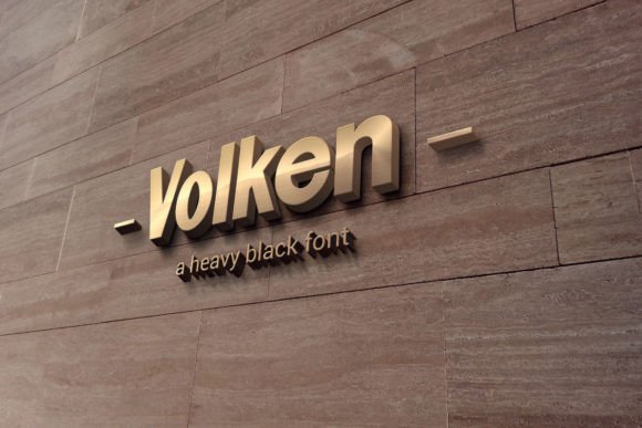Volken: A Bold Sans Serif Font for Modern Branding